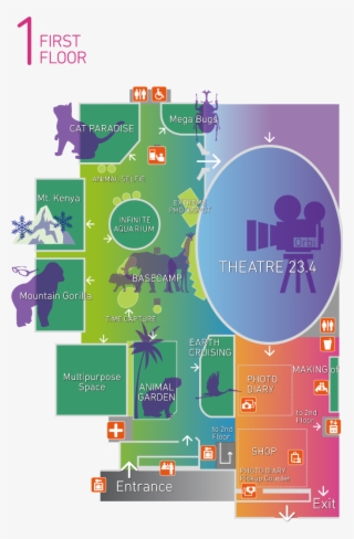 オービィ 横浜 館内 図 #6104108
