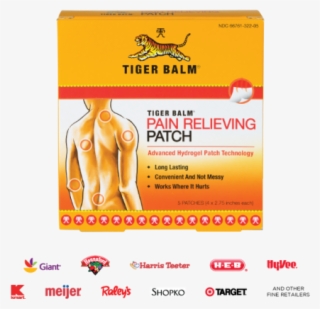 Tiger Balm Pain Relieving Patch - Tiger Balm Plaster Cool #6107085