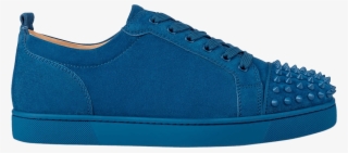 Christian Louboutin Louis Flat Calf Spikes 'blue' #6108900