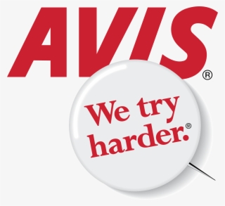 Avis 01 Logo Png Transparent - Avis Ad We Try Harder #6109035