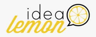 Idea Lemon Logo Black Yellow Print-01 #6109626