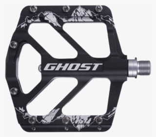 Pedals Flat Black Matt With Ghost Logo - Ghost Pedale #6110386