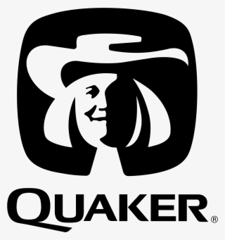 Quaker Logo Black And White #6113159