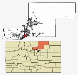 Erie Colorado Map County #6113803