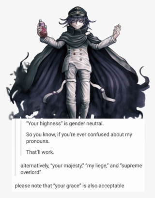 Captain Works Too But I'd Like Supreme Ruler Of Darkness - Danganronpa V3 Ouma Kokichi Uniform Cosplay Costume #6114092