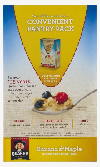 Quaker Instant Oatmeal Peaches & Cream 10 Packets #6114099