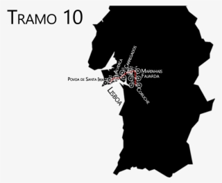 Pulse Para Ampliar El Mapa Powerade-tramo10 - Portugal Map Black #6114659
