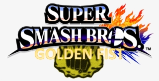 Golden Fist Logo - Super Smash Bros Title #6117078