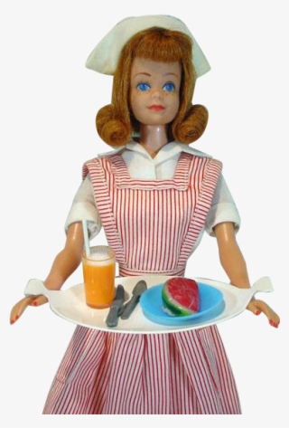 Vintage Titian Midge In Candy Striper Volunteer, Mattel - Doll #6118380