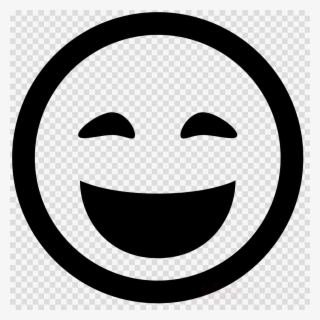 Happy Emojis Black And White Clipart Emoticon Smiley - Depeche Mode Cd Png #6121920