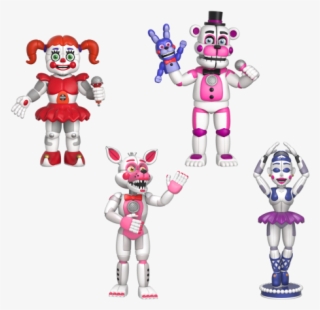 Vinyl Figure Set - Five Nights At Freddy's Sister Location Action Figures #6122584