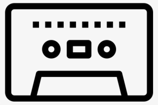 Cassette Multimedia Music Cassette - Laptop Drawing For Kids #6123064