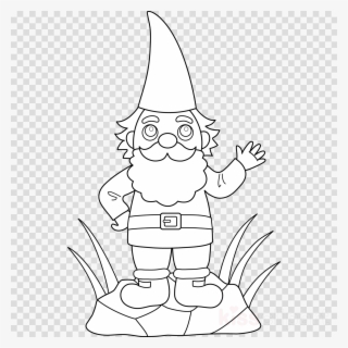Coloring Book Clipart Coloring Book Colouring Pages - Gnome Drawing #6123184