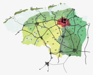 Focus On The Division Of The City And The Surrounding - Atlas #6123434