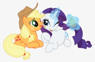 Applejack Drawing Kid Svg Black And White Download - De Applejack X Rarity #6126611