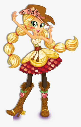 File History - Mlp Eg Rockin Hairstyle Applejack #6126941