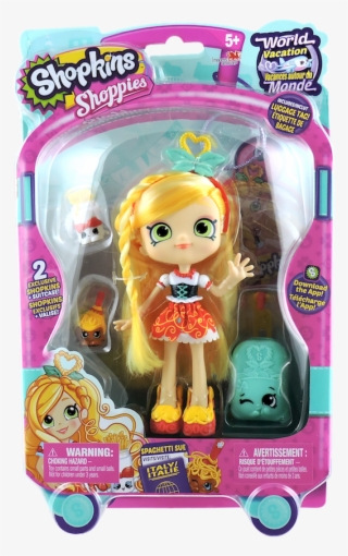 Id56417 Spagh Sue Face View - Shopkins Shoppies Doll Season 8 World Vacation (asia) #6127783