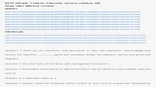 Busi 330 Quiz 7 Liberty University Answers Solutions #6128899