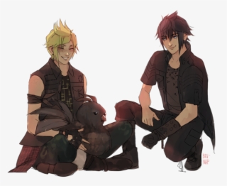 Chocobros And A Chocobo - Cartoon #6129644