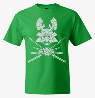 Samurai Helmet & Crossed Swords T-shirt - T Shirt #6129980