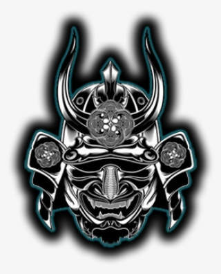 Other Photos To Samurai Mask Tattoo Stencil Ggatcqfa - Kabuto Mask Vinyl Wall Art (black) #6130165
