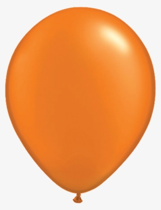 11" Pearl Mandarin Orange Latex Balloon #6130863