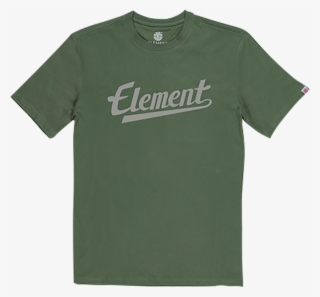 Element Script Ss Tshirt L-laurel Wreath Grn - Element Throwback Cap - Black #6131216