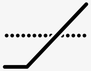 This Logo Is An Image Of Two Lines - Long Position Icon #6131470