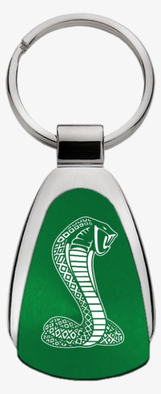 Au-tomotive Gold Cobra Green Teardrop Key Fob #6132165