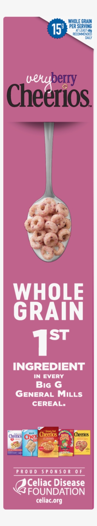 Pack Very Berry Cheerios Gluten Free - Cheerios Box #6132687