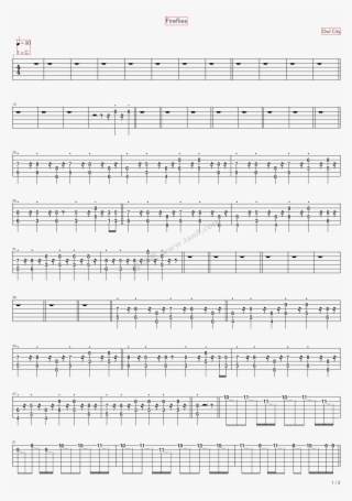 Fireflies 弦乐合奏1 第1张图 - Never Enough 吉他 譜 #6133387