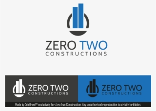 Construction Logo Design For Zero Two Constructions - Graphic Design #6134714