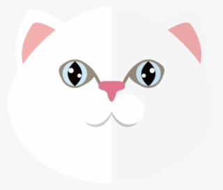 Whiskers Clipart Heart - Cat #6135550