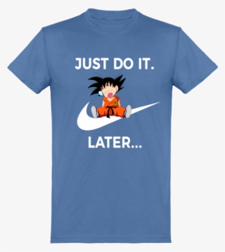 Just Do It Later - Dragon Ball Son Goku Fall Asleep Orange Sweatshirts #6137048