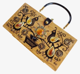 Purse Enid Collins Of Texas Vintage 1960's Box Bag - Paisley #6138085