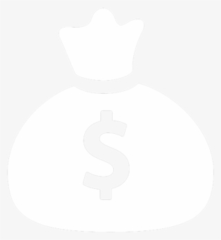 Save Big Money On Your Purchase - White Money Bag Png #6138276