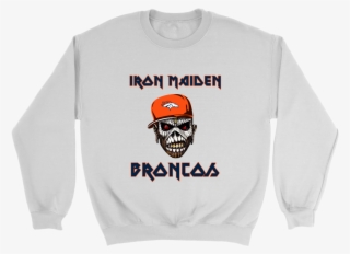 Denver Broncos Iron Maiden Heavy Metal Football Sweatshirt - Iron Maiden #6139033