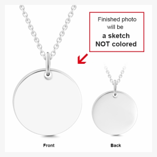 925 Sterling Silver Pet Necklace Photo & Text Engraved - Necklace #6140959