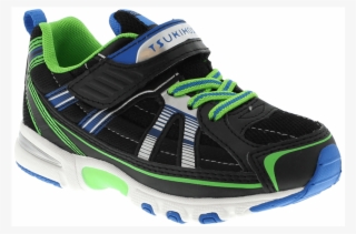 Tsukihoshi Kids Storm Black Green - Shoe #6141270
