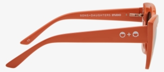 Orange Cat Cat Sunglasses - Glasses #6142029