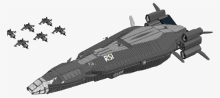 Star Citizen Ship Png Svg Black And White - Capital Ships Star Citizen #6144014