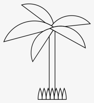 Palm Tree Rubber Stamp - Drawing #6146008