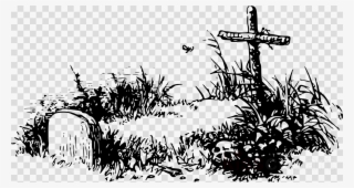 Grave Png Clipart Headstone Clip Art - Drawing Of Grave #6149716