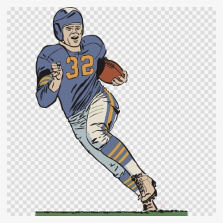 Football Player Transparent Clipart Ball Game Team - Simple Man Transparent Background #6150734