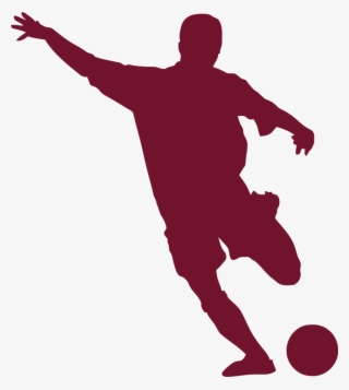 Soccer Player Icon Png Download - Silhouette #6150801