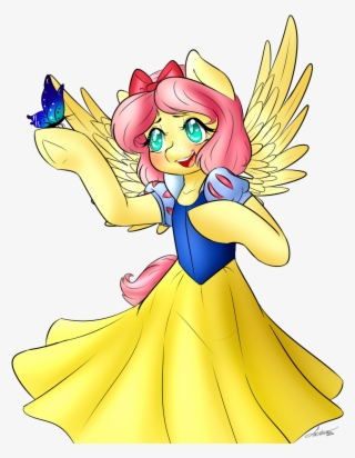 1146x1352, Snow White Fluttershy ) - My Little Pony #6151275