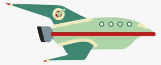 Futurama Png Images Free Download, Bender Png - Futurama Rocket Ship #6151939