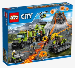Lego City 60124 Vulkanforskernes Base, , Large - Lego City - Volcano Exploration Base 60124 #6152388