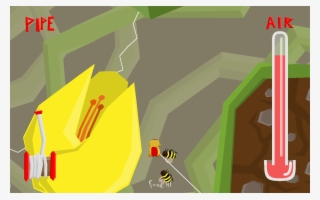 Bees - Cartoon #6152888