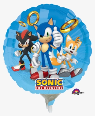 Sonic The Hedgehog 9" Foil Balloon - Sonic The Hedgehog Balloon #6152956